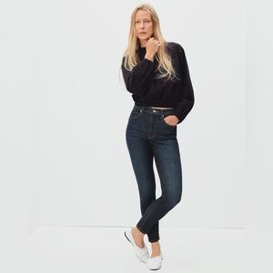 EVERLANE The High Rise Skinny Dark Indigo Size 29R